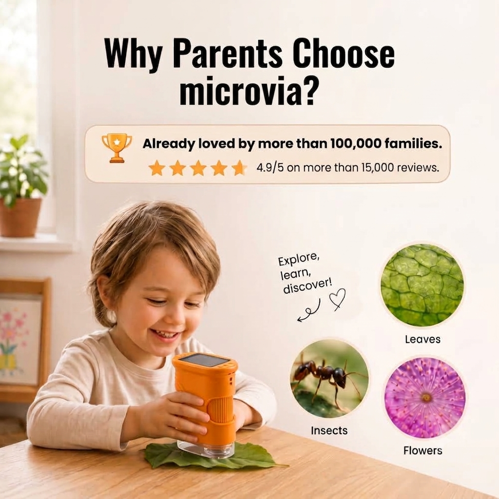 Microscopio Digital 4K - Descubre | Microvia